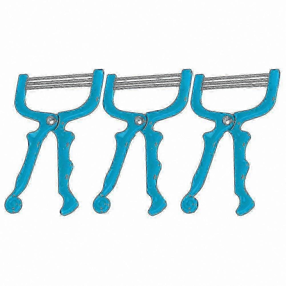 3-Piece Men's Facial Hair Remover High-Frequency Wand & Threading Tool for Face Eyebrows Grooming Kit