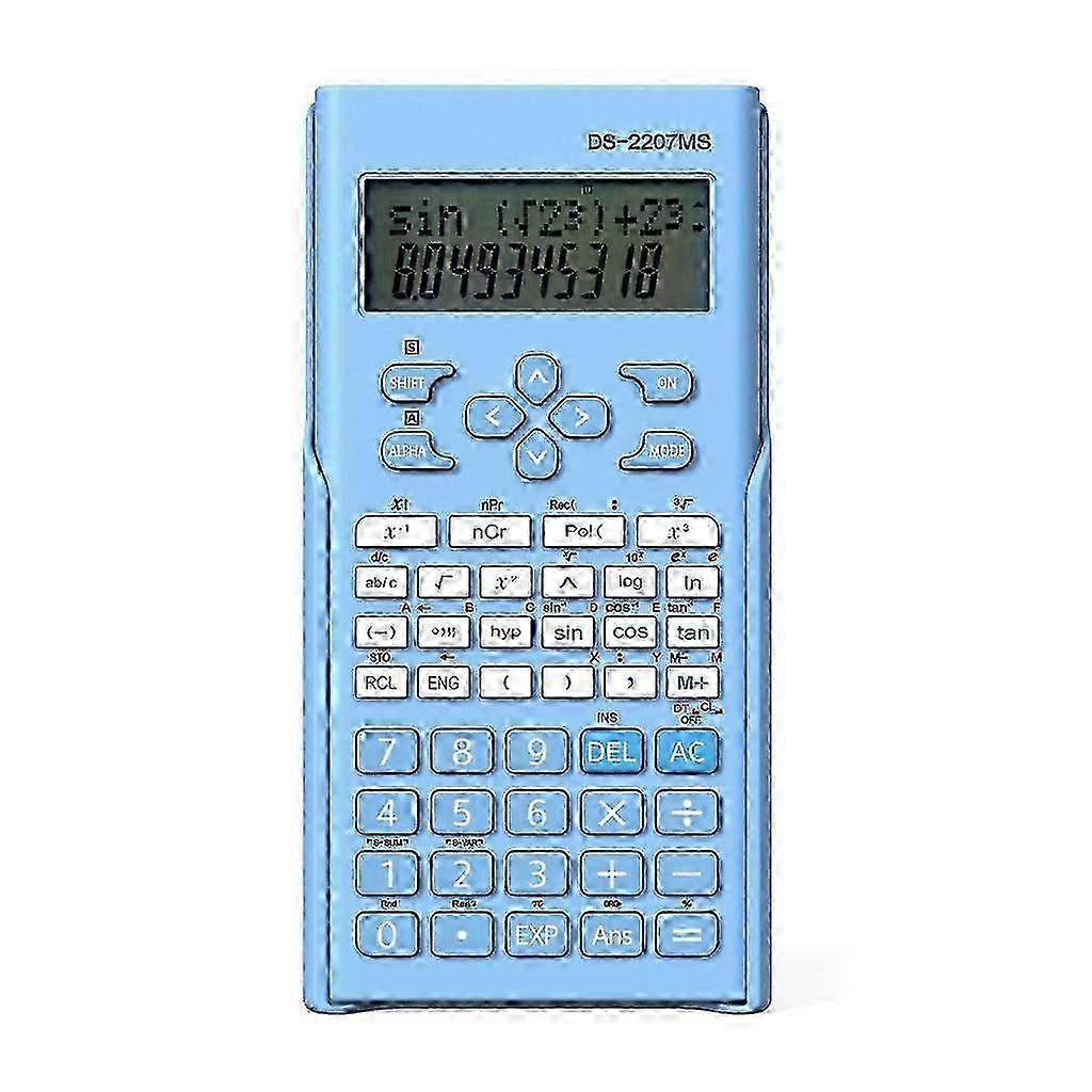 2025 Calculatrice scientifique portable 12 chiffres outil d’examen multifonctionnel au format grand écran Étudiants Fonction calculatrice Pro hk