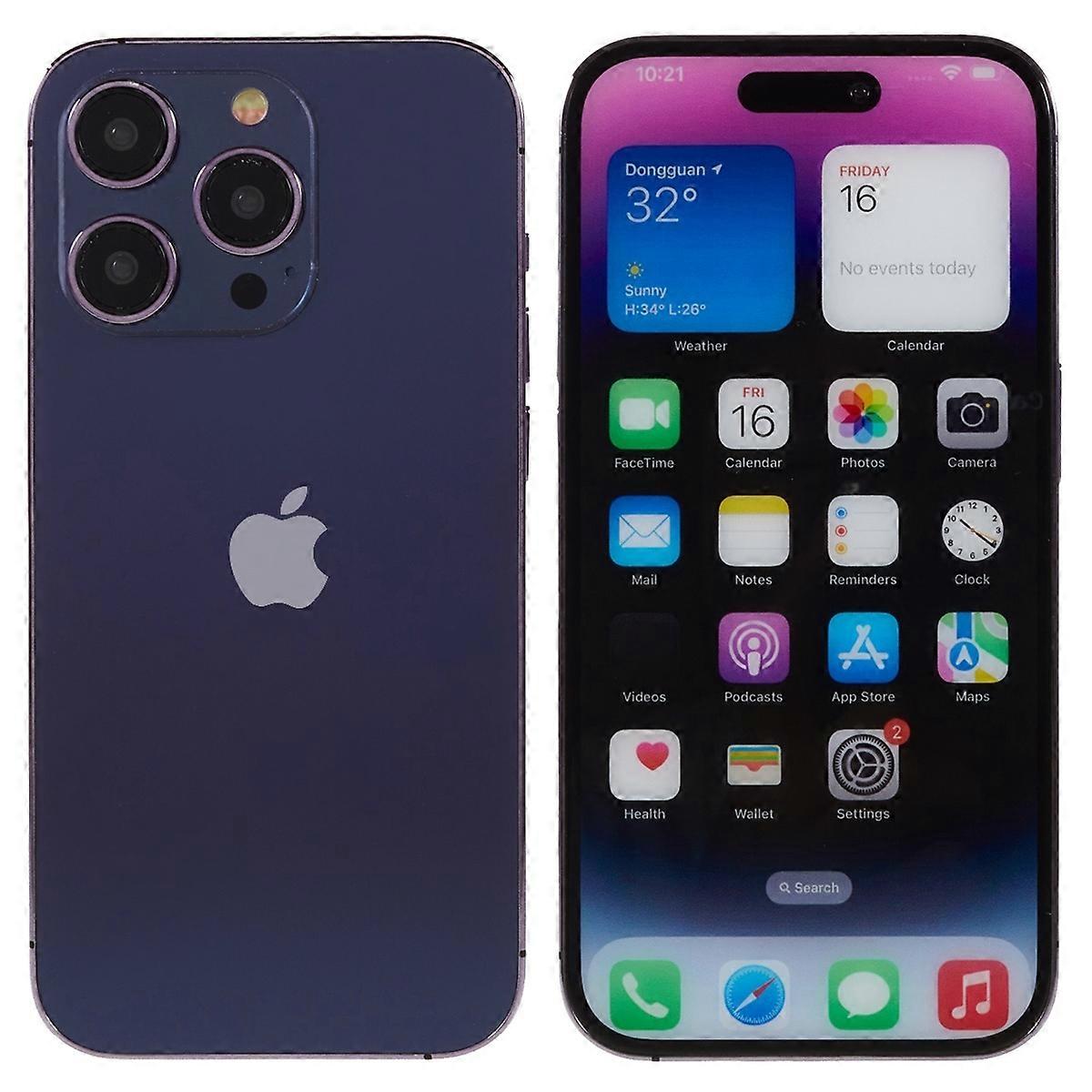 For iPhone 14 Pro Max Color Screen Model Dummy Phone Toy 1:1 Not Working Fake Phone Prop Display Mod