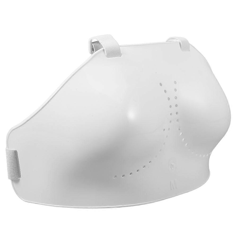 Contoured Chest Protection For Fencing Sport Practices Designed For Young Students Using White PVC Material 1Pcs