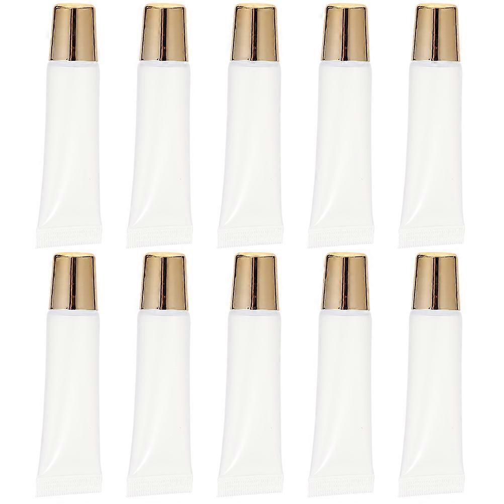 Empty Lip Tube 50Pcs Storage For Lip Gloss Stylish PP Lightweight 10ml Capacity Makeup Sessions