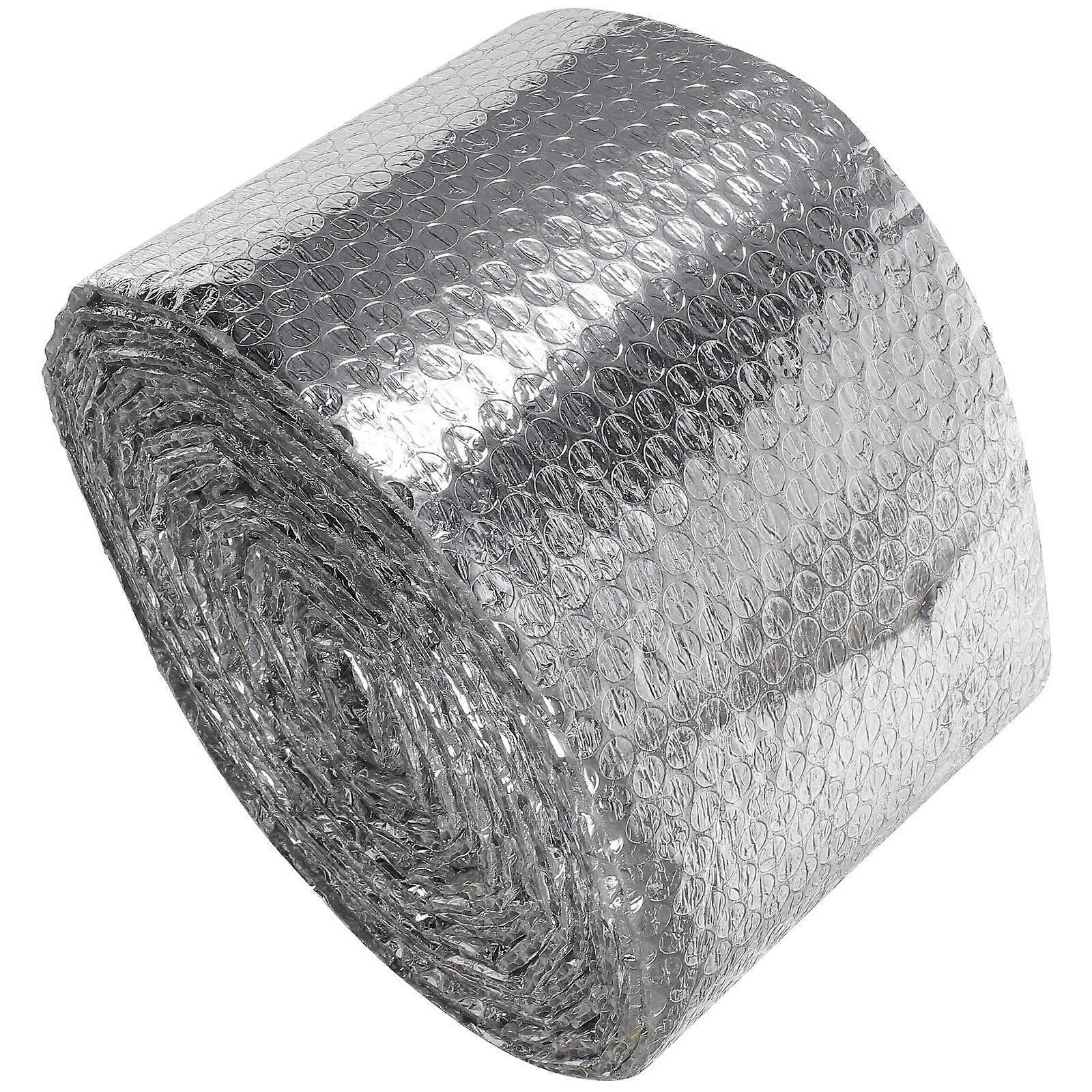 Reflective Foil Insulation Thermal Barrier for Home Silver 1 Roll