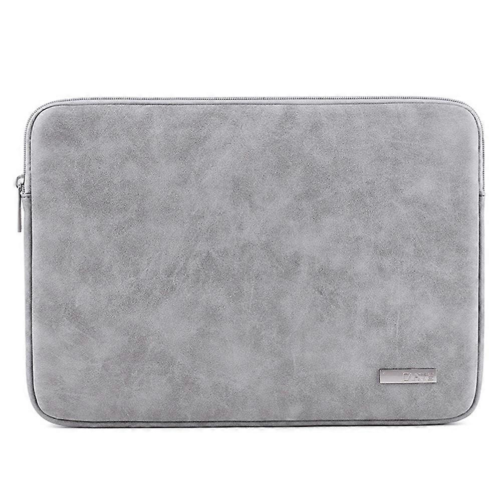 CANVASARTISAN L11-03 15-ιντσών λεπτή θήκη φορητού υπολογιστή φερμουάρ ανθεκτική στους κραδασμούς PU δερμάτινη θήκη φορητού υπολογιστή που μεταφέρει τσάντα