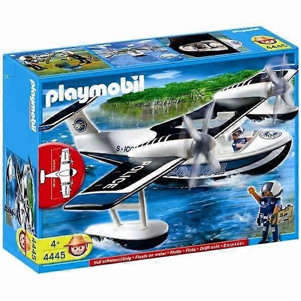 Playmobil - Police and seaplane 4445 - Rotating propellers - Accessories included - Mixed - From 4 years