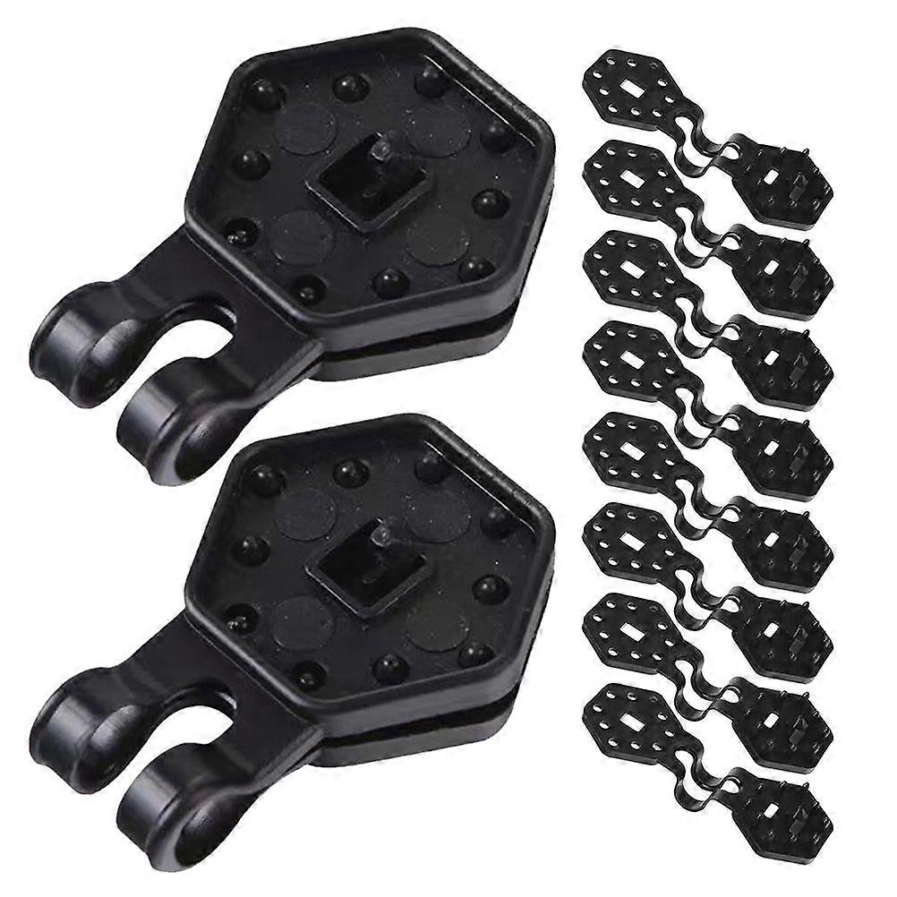 50Pcs Sunshade Net Clamps Non Slip Sunshade Net Clips Reusable Netting Clips Sunshade Clamps