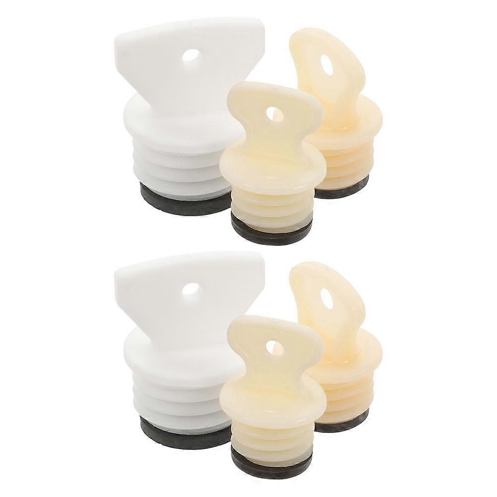Replacement Hot Water Bottle Plug 6Pcs Multi Rubber Heat-Resistant Durability Stoppers