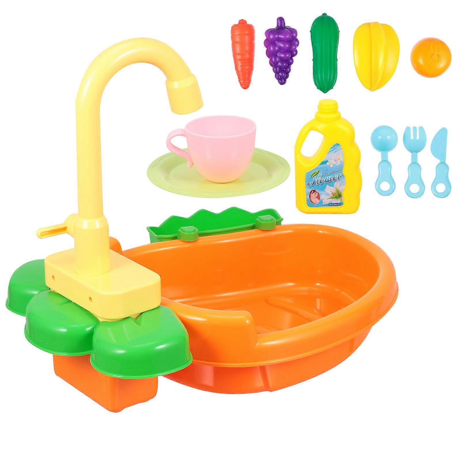 1 Set Simulation Water Channel Plastic Kitchen Kit Toys Fun Children Toys