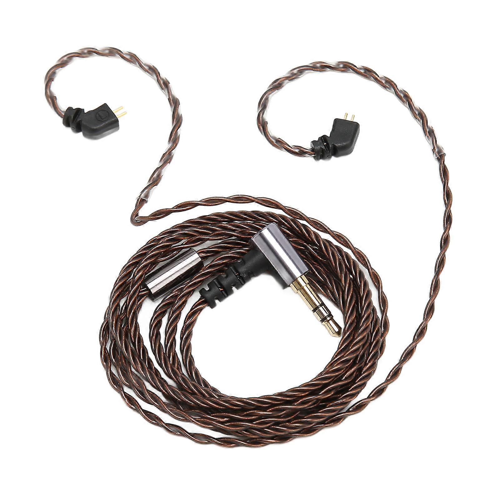 Replacement Earphone Cable Oxygen Free Copper Headphone Cable for TFZ TRN AS10 AS06 AS10 ZST ZS3AS10 AS06 AS10 ZST ZS3 