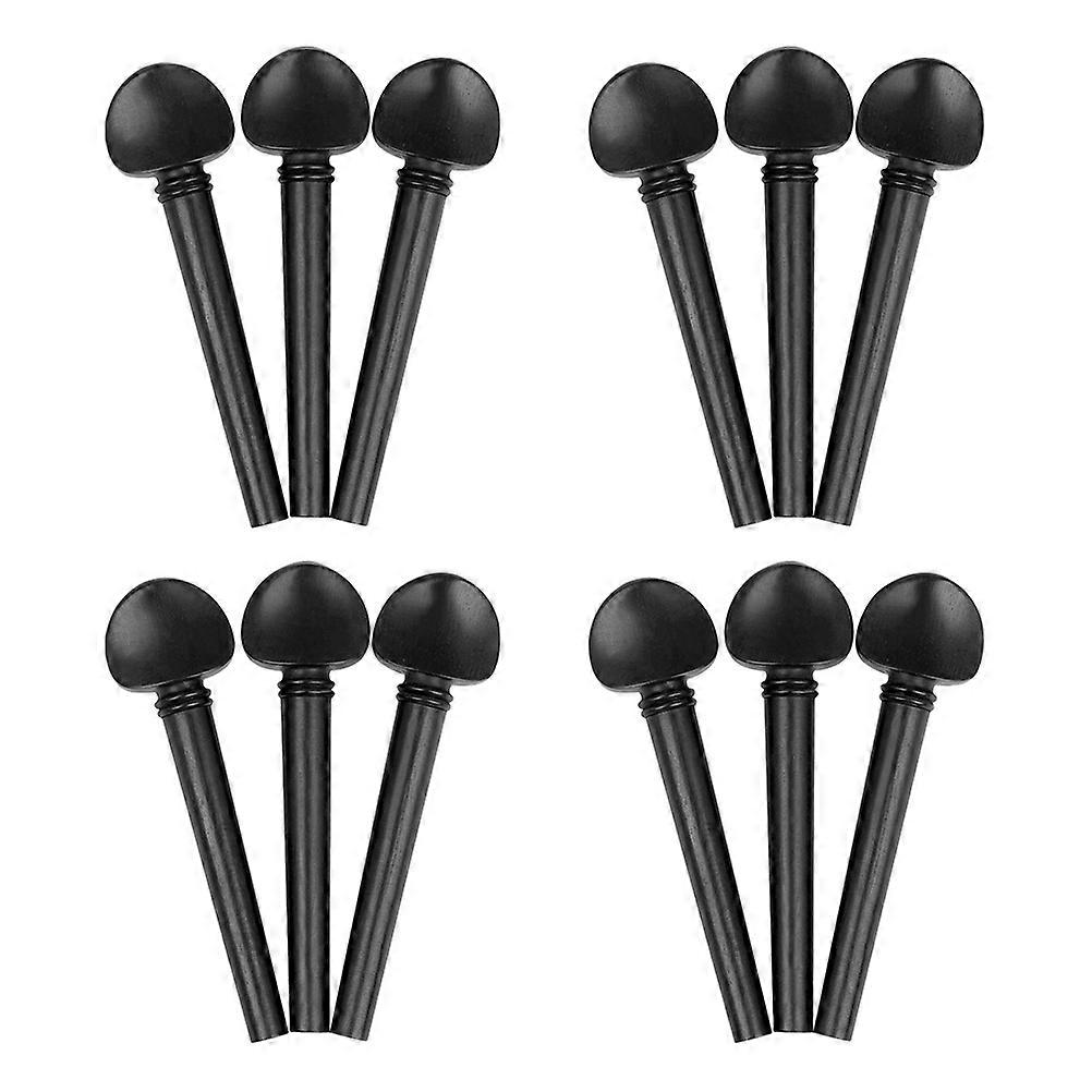 Ebony Tuners String Tension Adjustment Accessories For Musicians Oud Learners 12Pcs