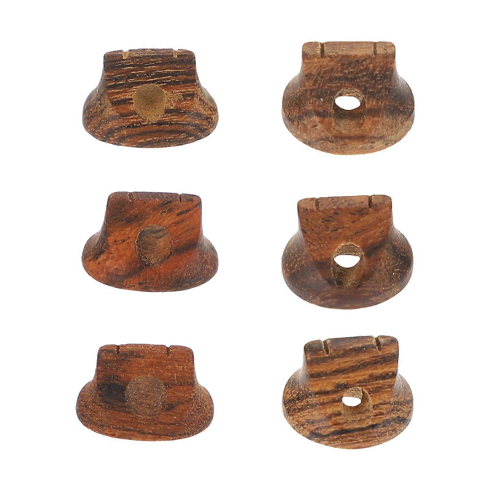 Chinese Erhu Instrument Synthetic Material Replacement Parts For Erhu Playing Assorted Color 6Pcs