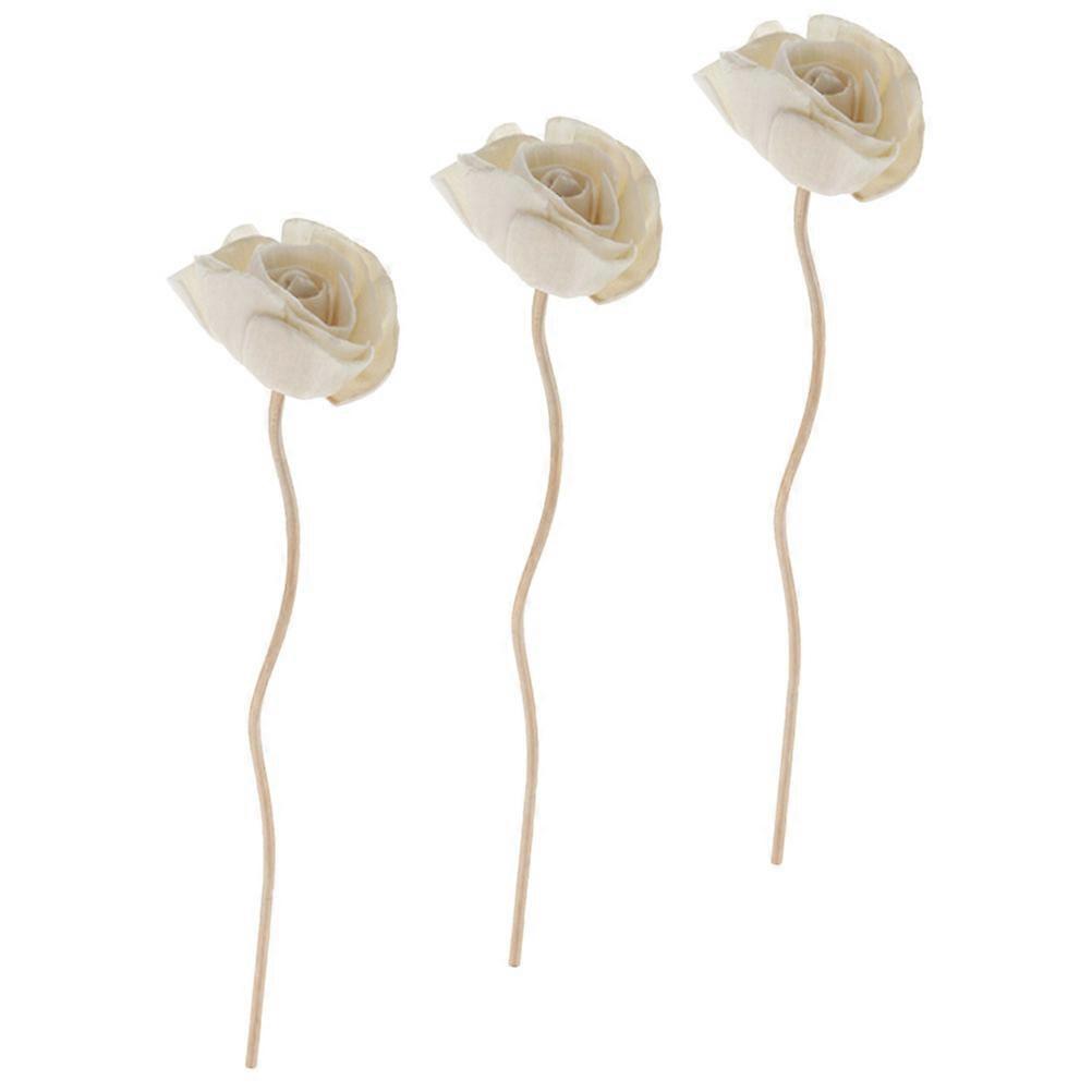 Aromatherapy Sticks Made of Synthetic Material for Home Use Beige Color Absorb Essential Oils 3Pcs