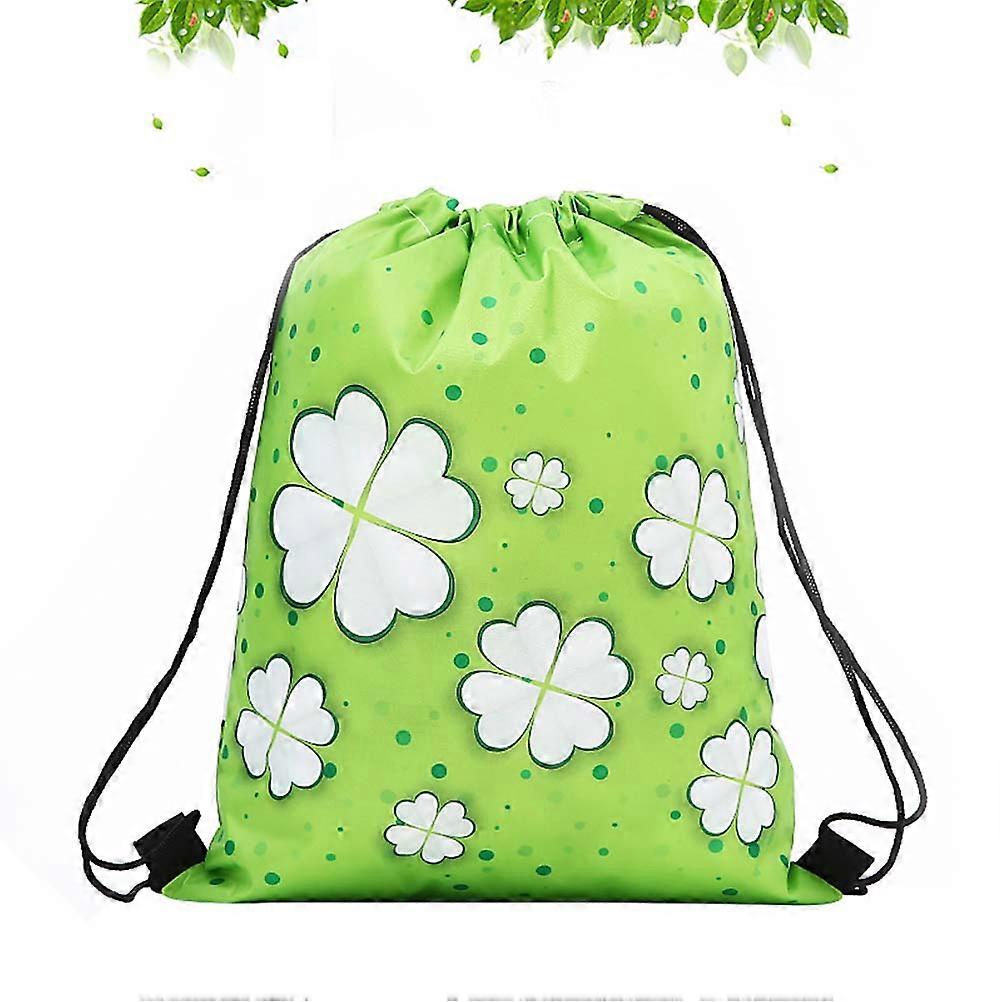 Polyester Drawstring Gift Bag for Party Decoration Light Green Candy Organizer 1Pack