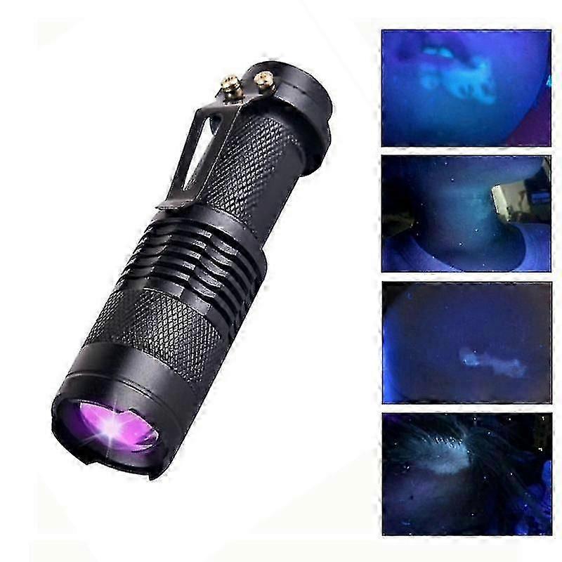 Lightweight Hand-held Wood's Lamp Wavelength Ultraviolet Diagnostic Uv Skin Fungal Detection Analyzer +flashlight Function
