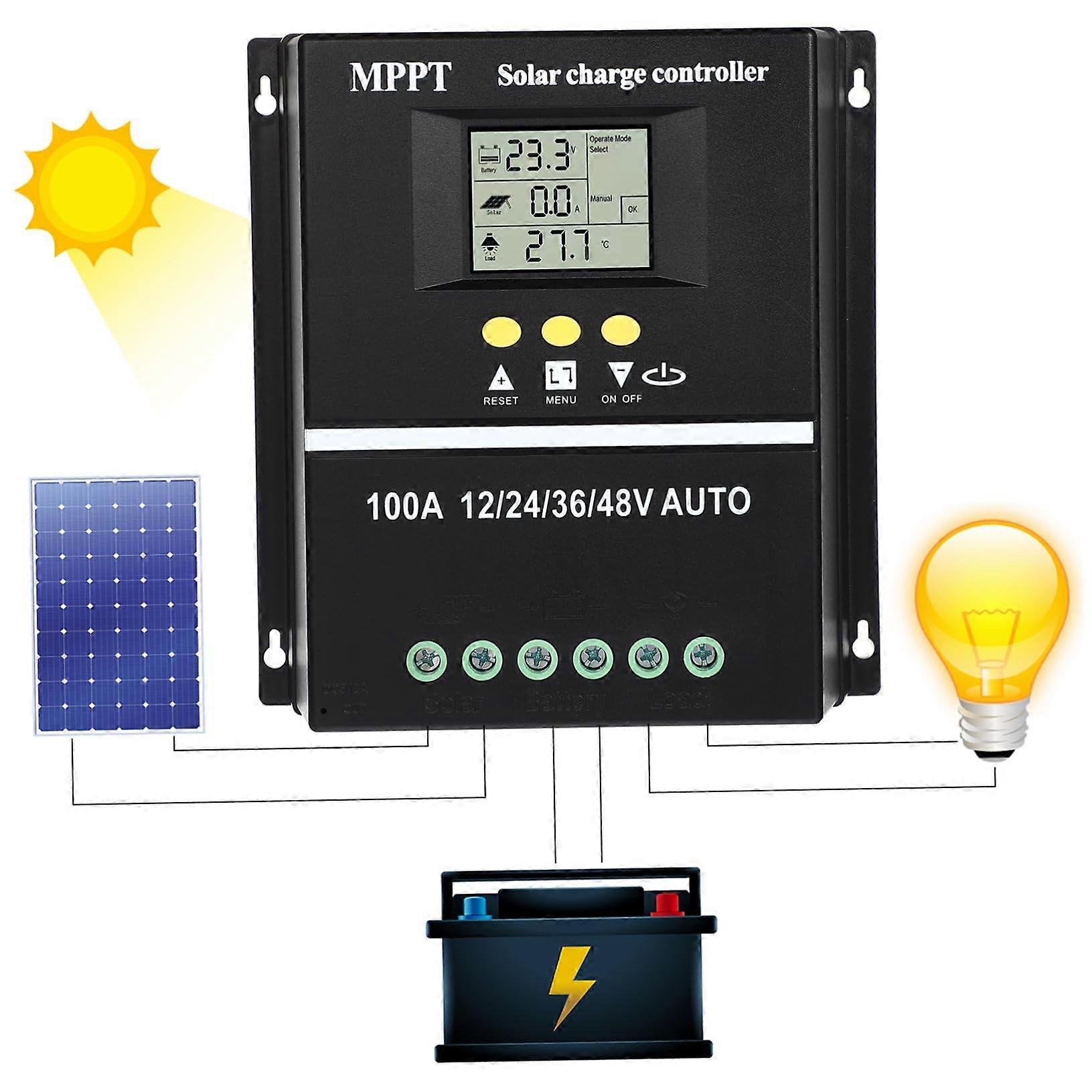 Solar Controller Solar Charge Controller Charger 24V Plastic Housing Battery Protection