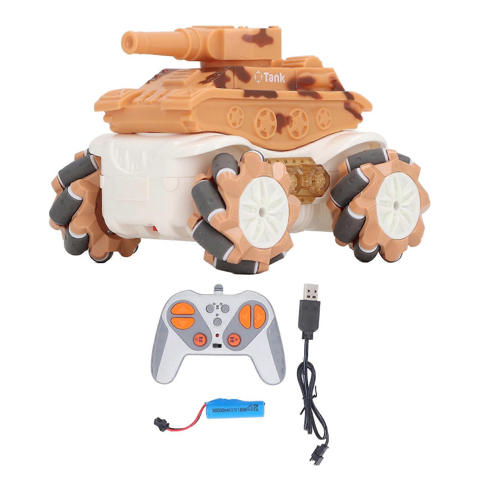 Tank Model Toy Collectible Construction Vehicle Display Remote Control Tank for Boys