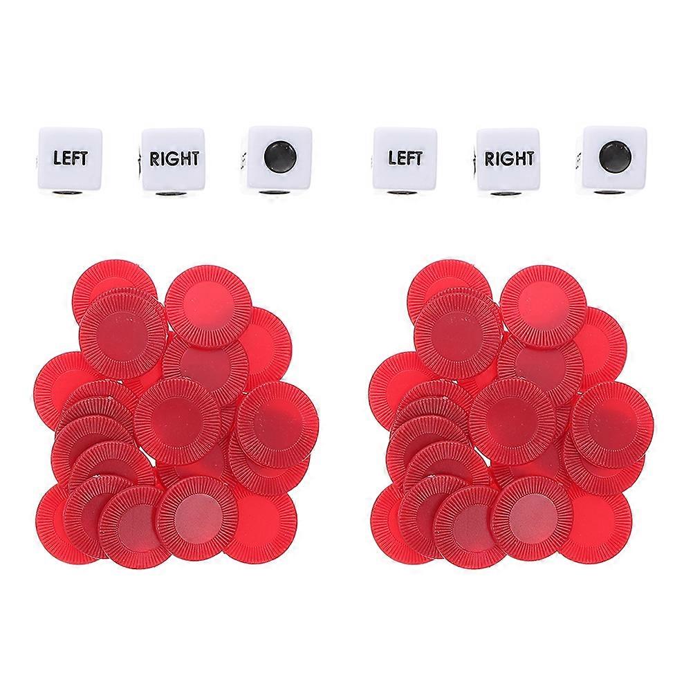Acrylic Game Toy With 2 Sets For Teens Suitable For Party Atmosphere Enhancement And Social Gatherings In Vibrant Red