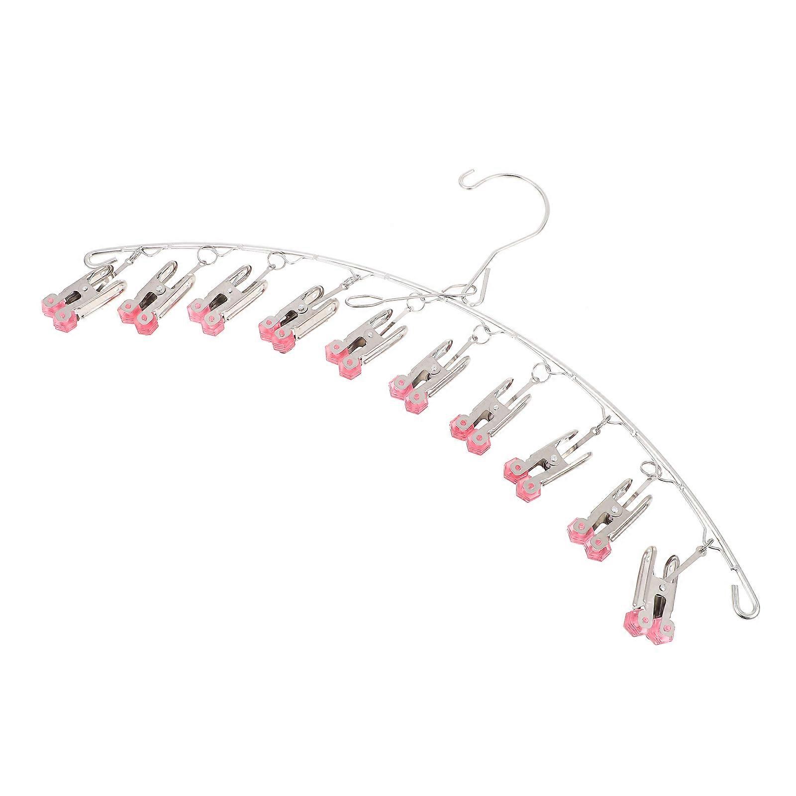 Multi Hanger for Socks and Underwear, Clips with Smooth Sliding Technology