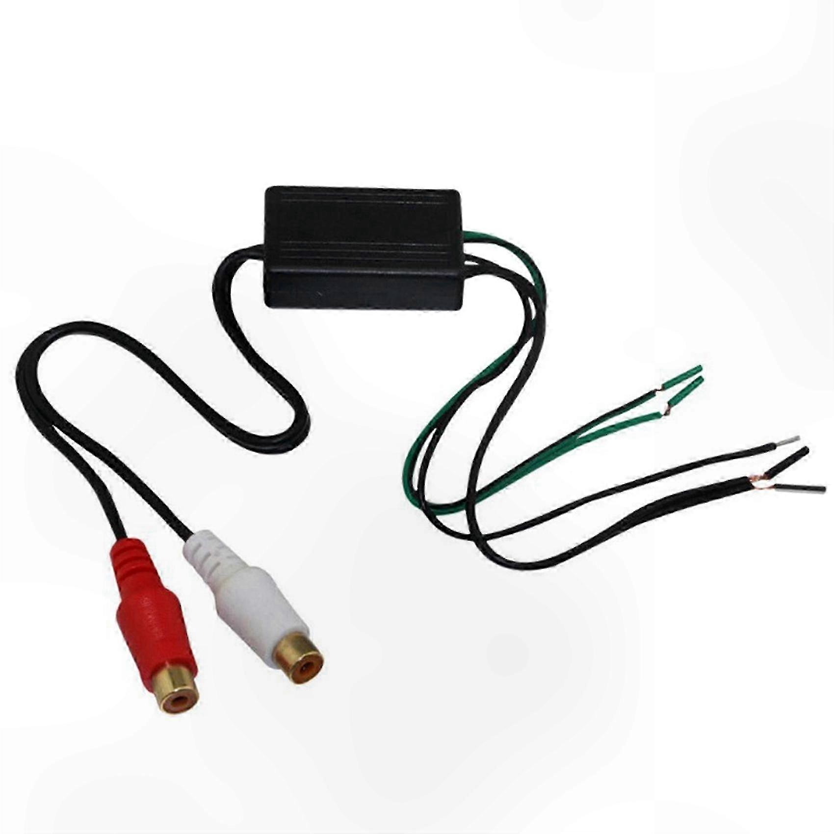 Speaker to 2 RCA Line Output Converter IN/OUT High/Low for Car o