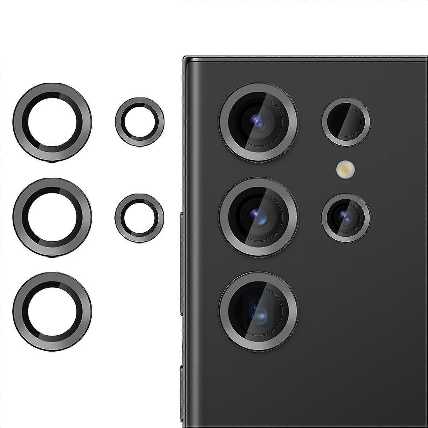 Kalebol No Flicker 超薄型個別カメラレンズ強化ガラスフィルム Samsung Galaxy S22 Ultra 5G 用