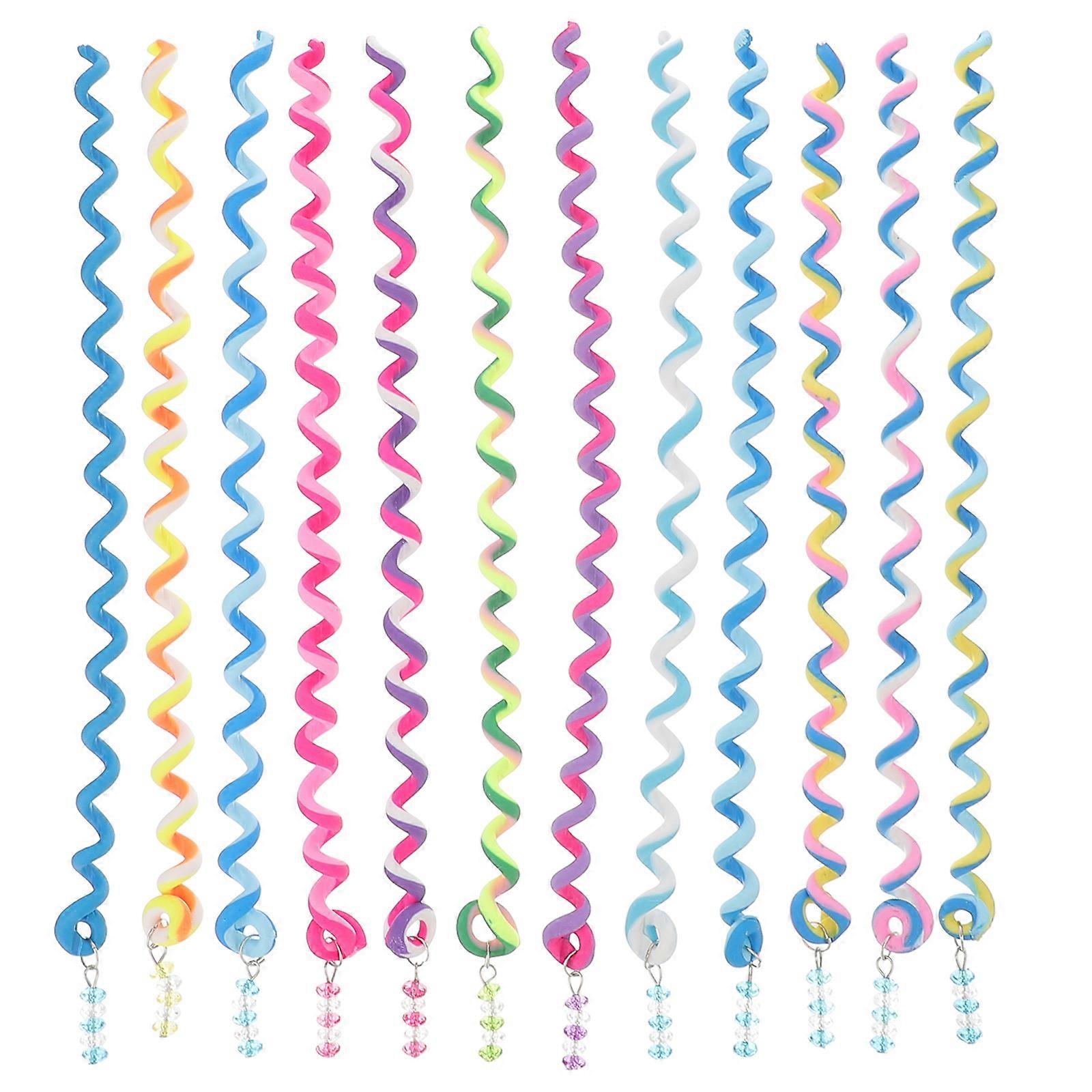Braiding Hair Kit 12Pcs Hair Styling Accessories For Girls Home Use 27X1Cm Colorful Braid Holders And Tools