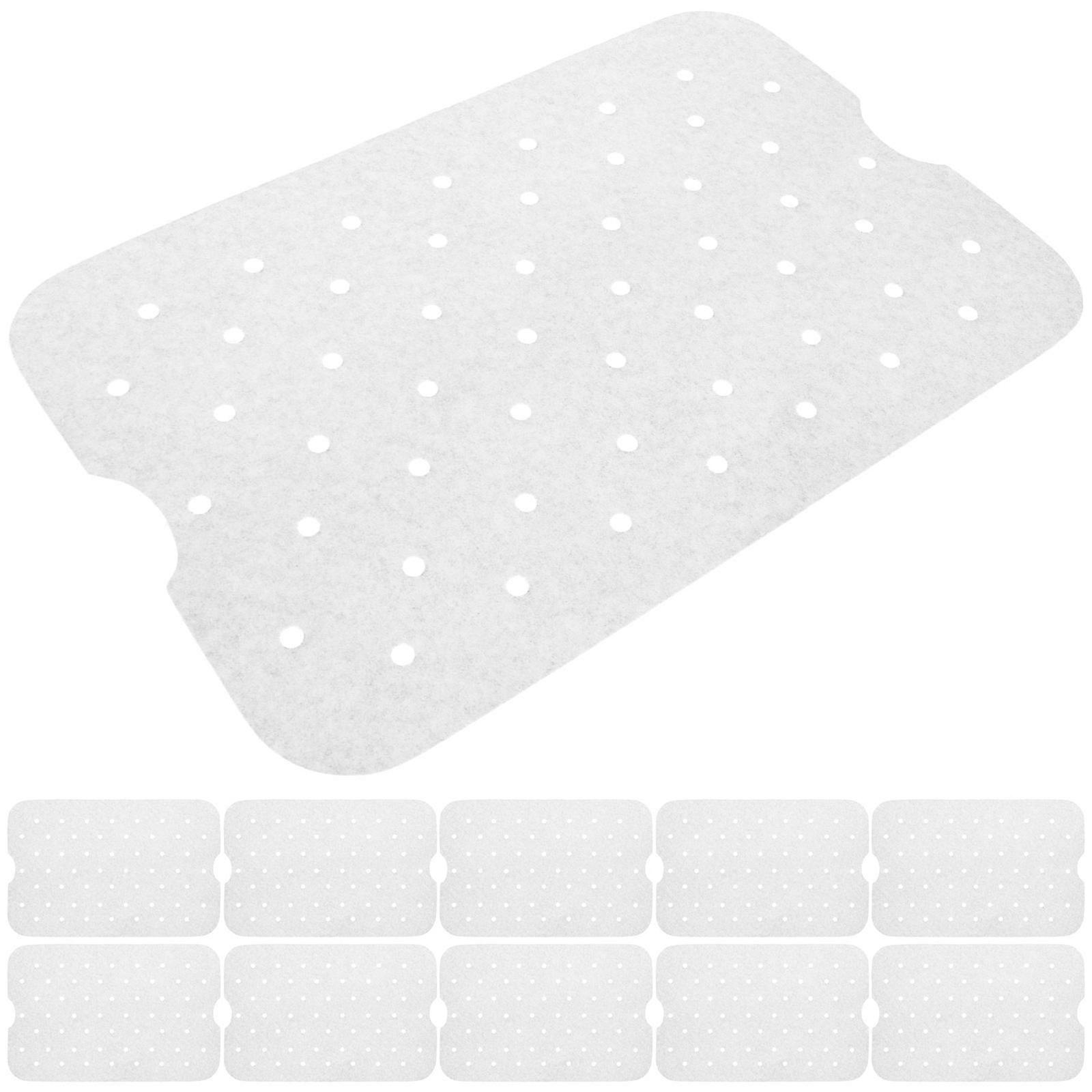 Air Fryer Disposable Liners 100 Sheets Oil-Proof Cooking Baking Paper with Holes Suitable for Home Users White Non-Stick Design