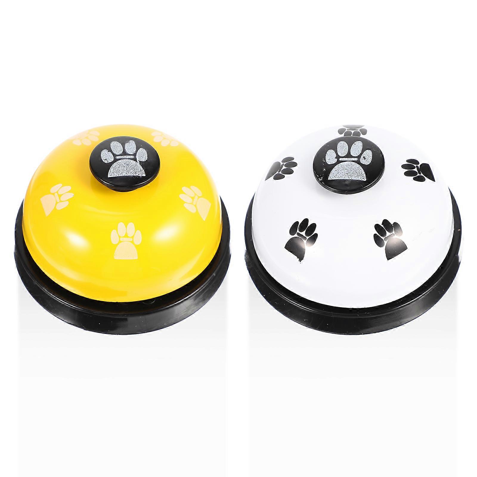 Dog Toys For Outdoor Training 2Pcs Assorted Color Puppy Bells Effective Communication Device For Pets
