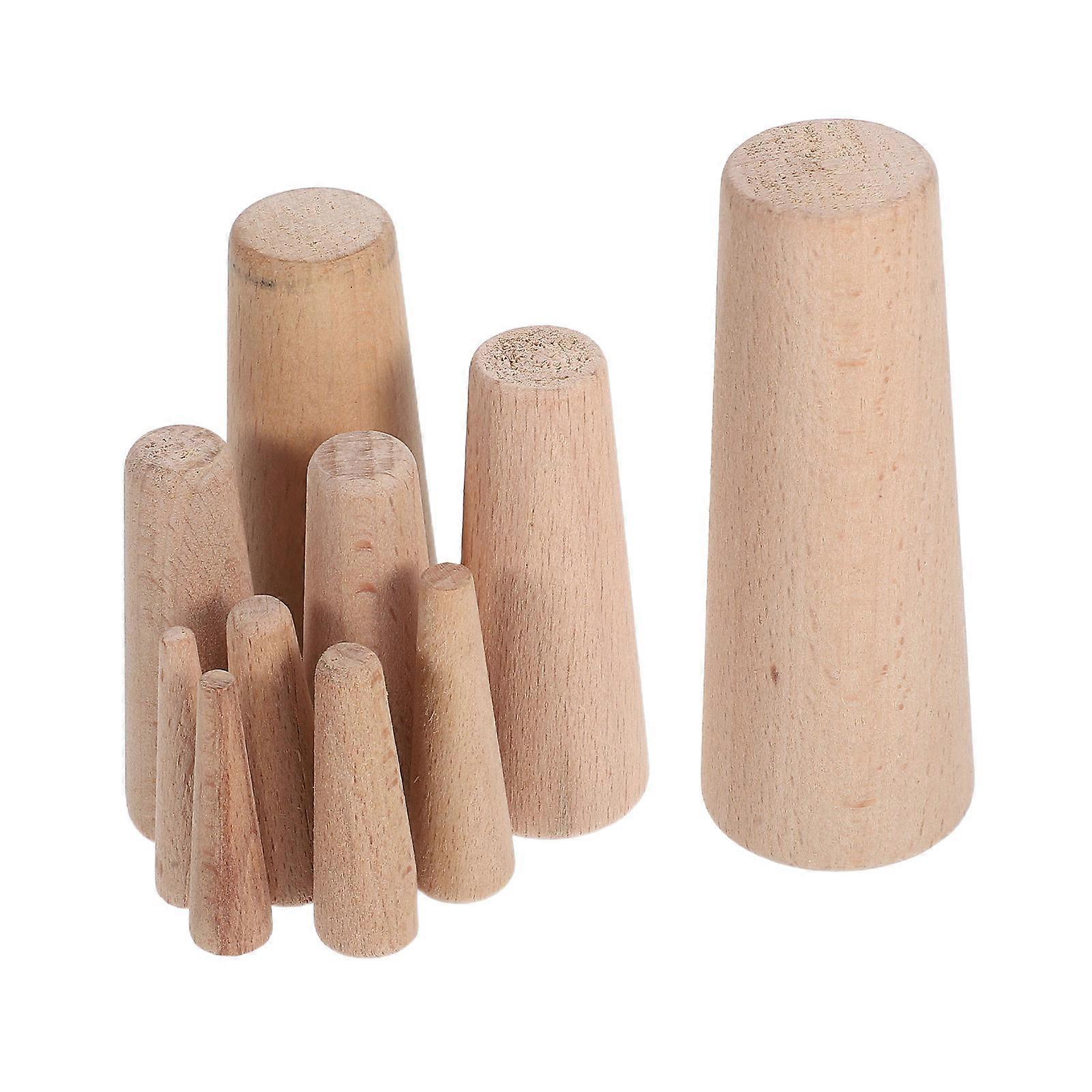 10pcs Tapered Wood Plugs for Emergency Drain Stoppers – Reliable Water Blockage Solution for Boats and Yachts, Easy Insertion and Removal