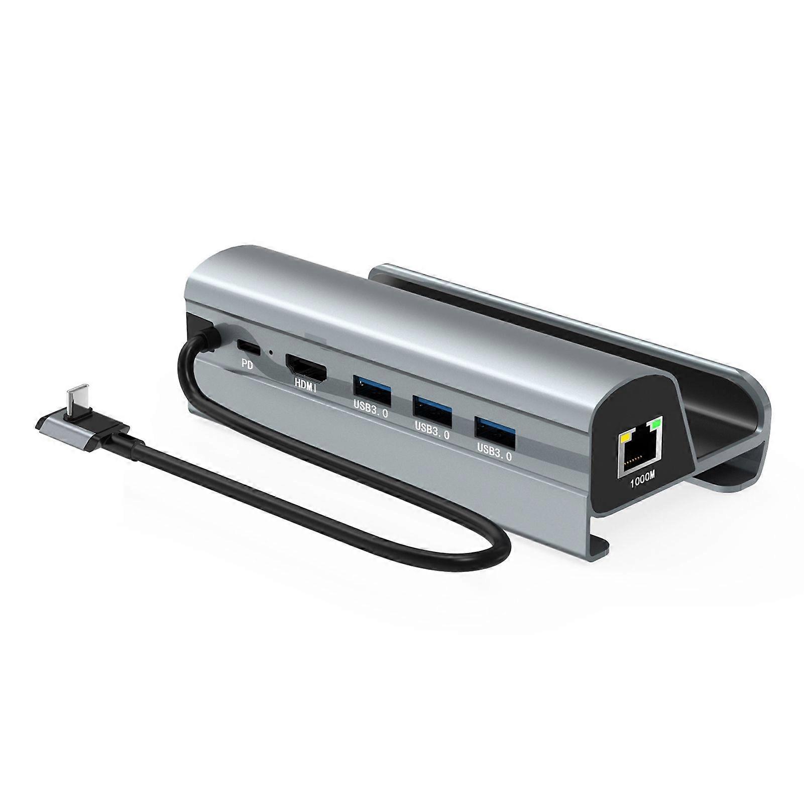 For Steam-Deck Dock 5Gbps High Speed Transmission USB Splitter for Notebook Computer