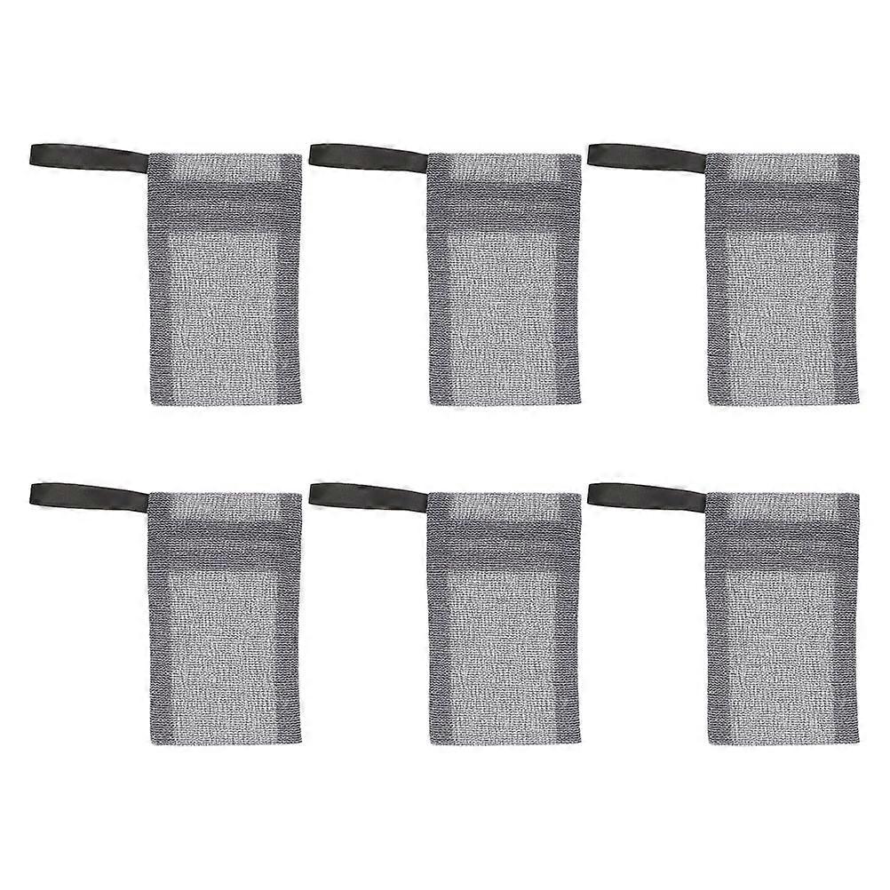 Hemoton 6Pcs Multi Function Soap Bags Portable Pouches Convenient Soap Saver Bags Soap Supply
