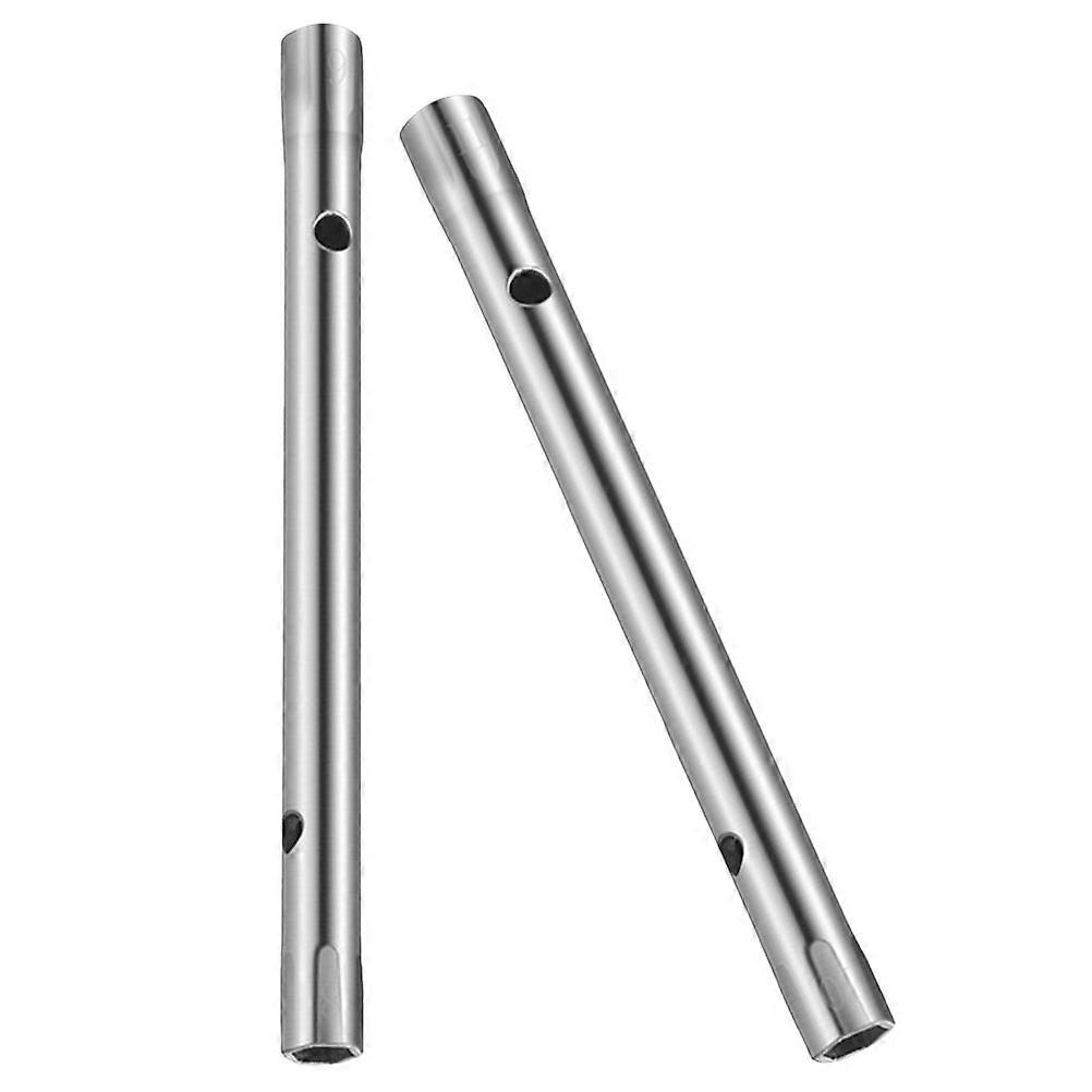 Tap Spanner Socket for Faucet Installation with Stainless Steel Tubular Shape 2Pcs