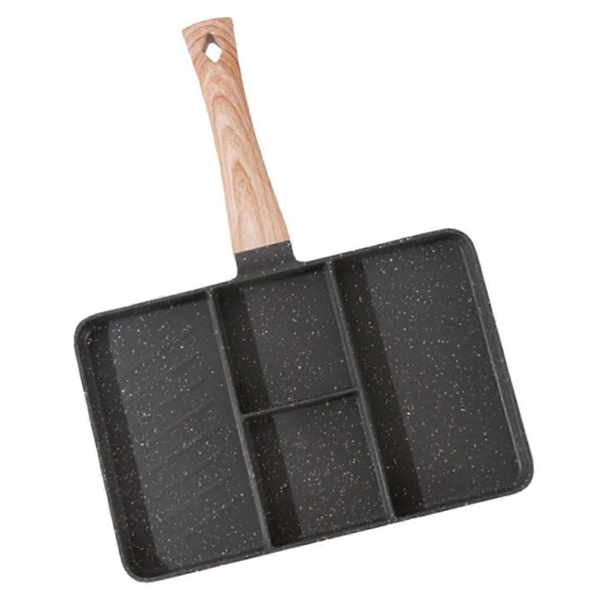 Multi Function Breakfast Pan Non Stick Egg Frying Pan Ergonomic Handle for Steak and Eggs Versatile Cooking Tool for Delicious Meals