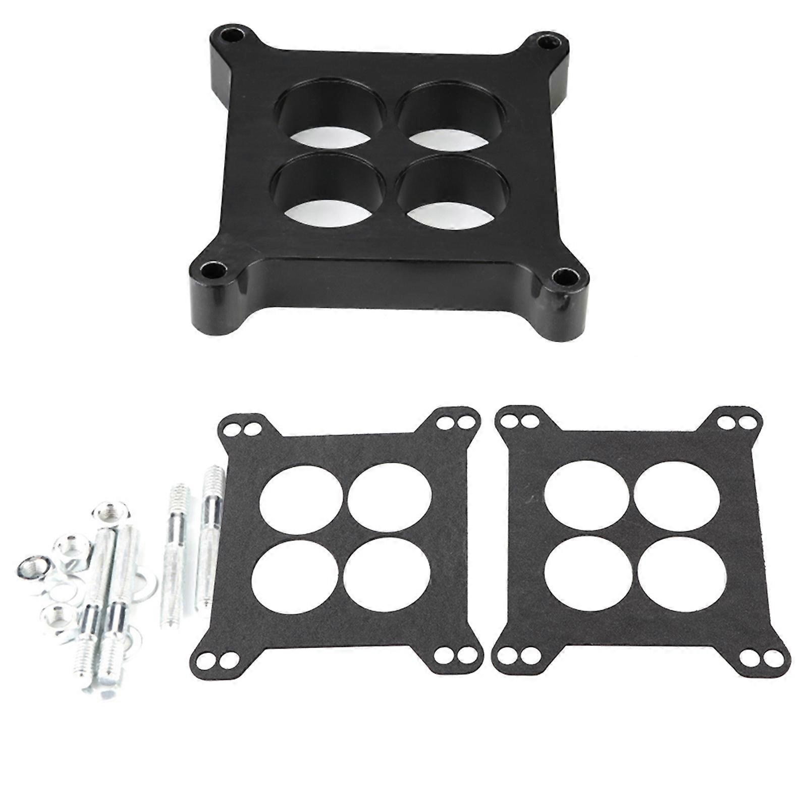 Phenolic Carburetor Spacer 4 Barrel for SBC BBC BB Chevy Engines Compatible with Holley