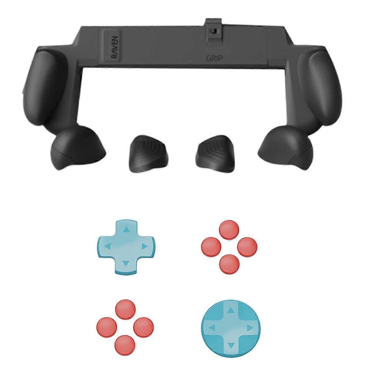 For Switch2 Case Plastic Grip Protective Shell+Direction Keys+Button Caps Kit for Switch2 Grip Case