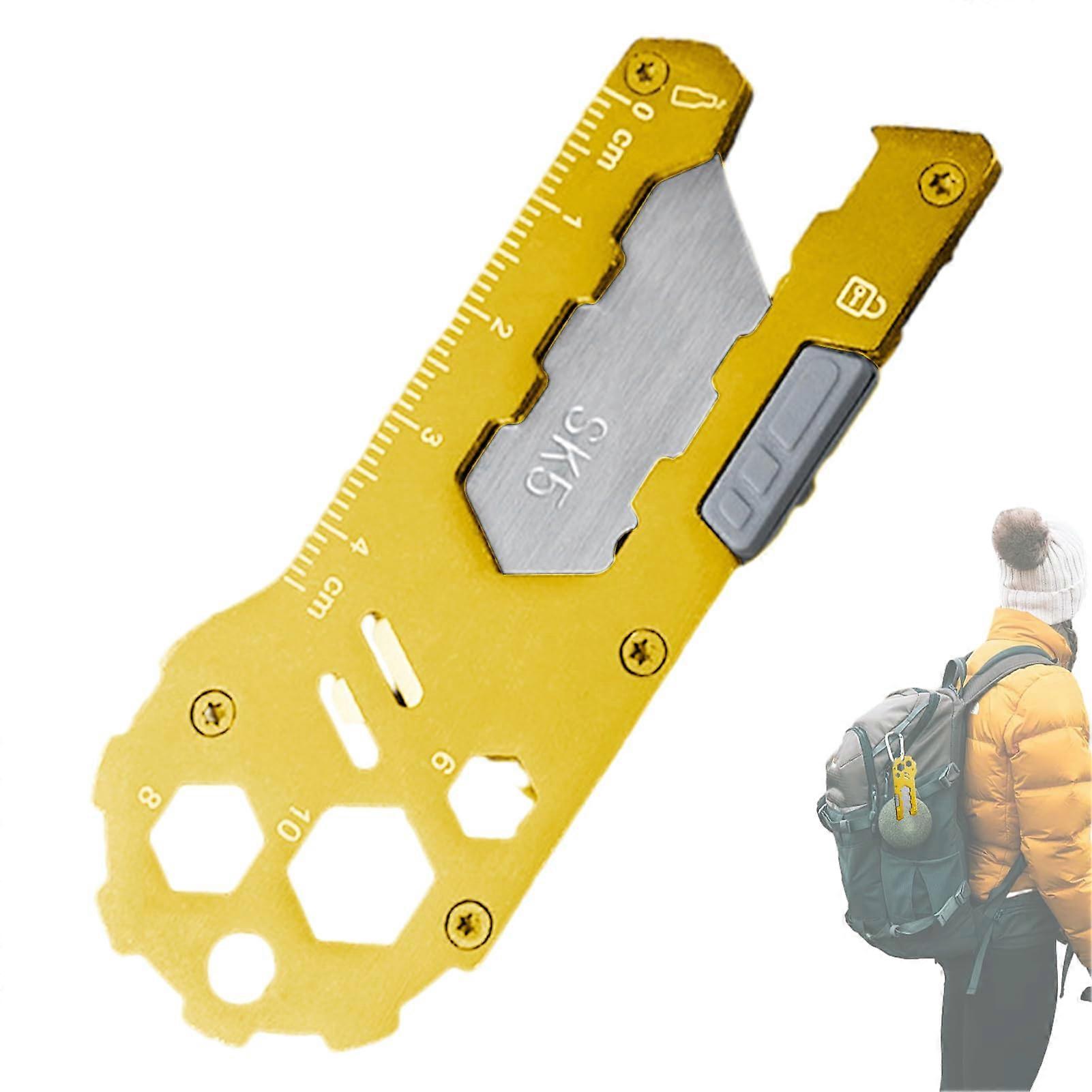 Portable Cutting Tool with Knife Lock for Camping, Travel