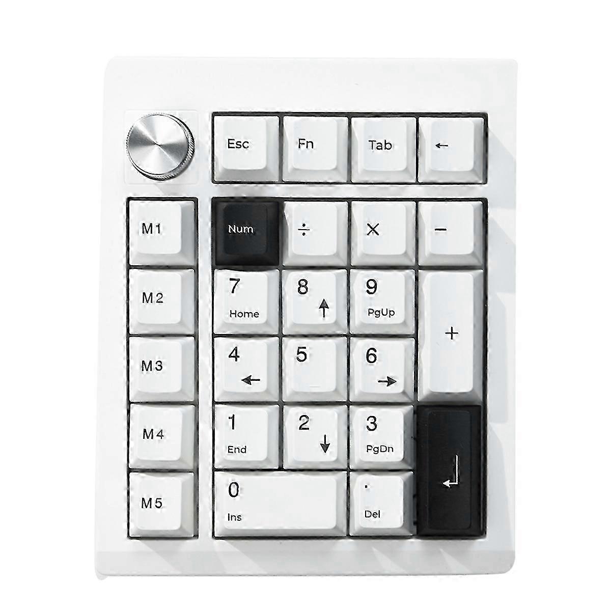 suitable for gmk26 bluetooth 5.0 2.4ghz wired mechanical keyboard hot swappable numpad programmable for win mac