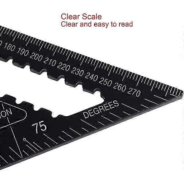 Woodworking square, 18cm and 30cm, made of durable aluminum alloy with multiple uses