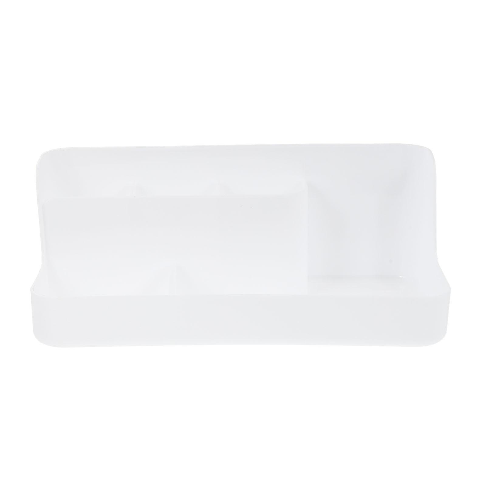 Nail Tools Storage Case Manicure Organizer for Desktop Organization White Pp 1Pack