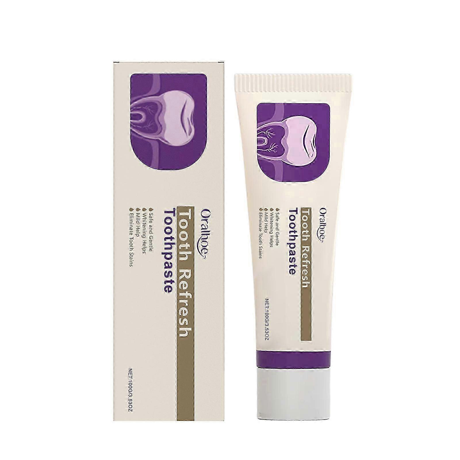 Hydroxyapatite Whitening Toothpaste - Gently Polishes Surface Stains - Enamel-Safe Mint Formula