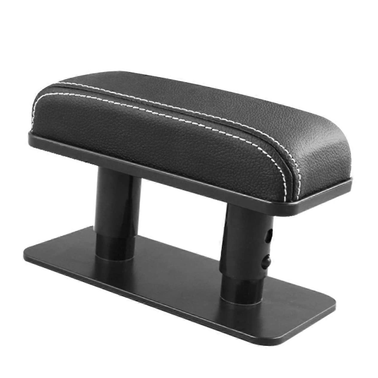 Memory Foam Car Armrest Pad For Long Trips, Car Door Elbow Rest Cushion, Universal Fit, White