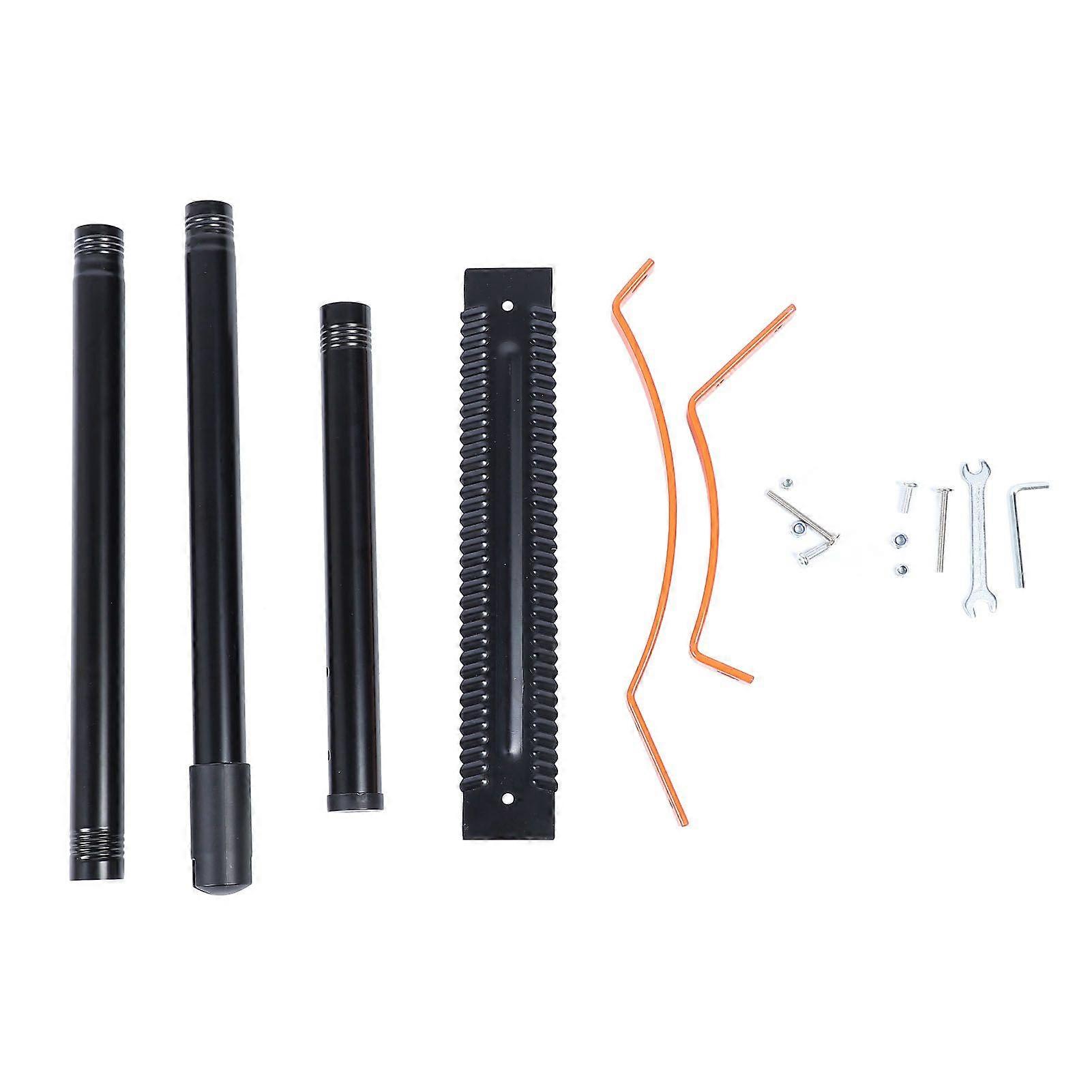 Manual Weed Grass Cutter 65 Manganese Steel Serrated Double Edged Blade Stainless Steel Handle Grass Whip for Yards Gardens Lawns 3 Sections