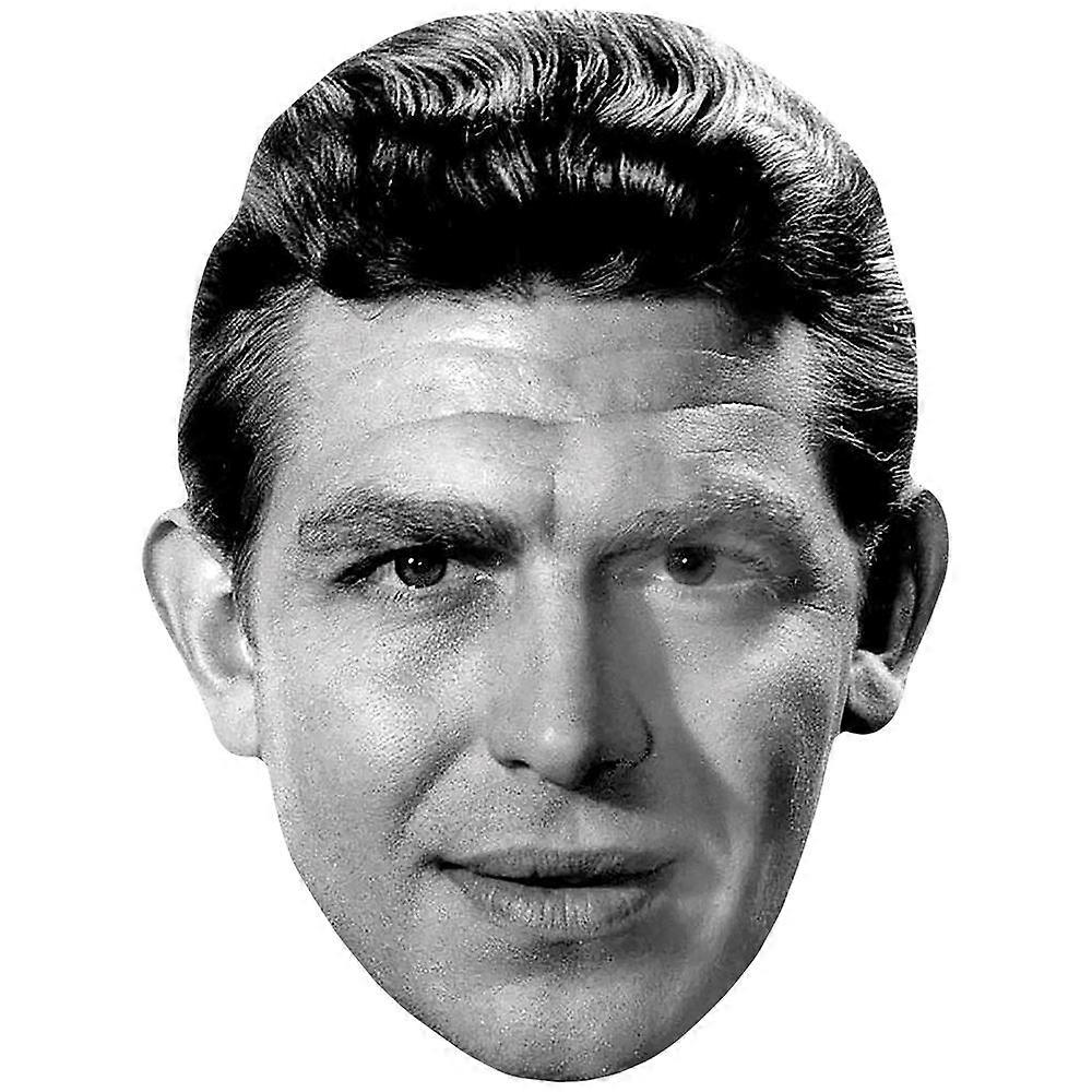 Andy Griffith (BW) Big Head. Larger than life mask.