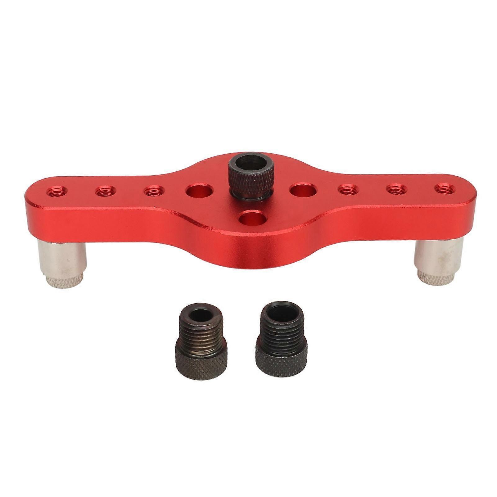 Vertical Pocket Hole Jig Aluminum Alloy Accurate Dowelling Self Centering Drill Guide for Woodworking