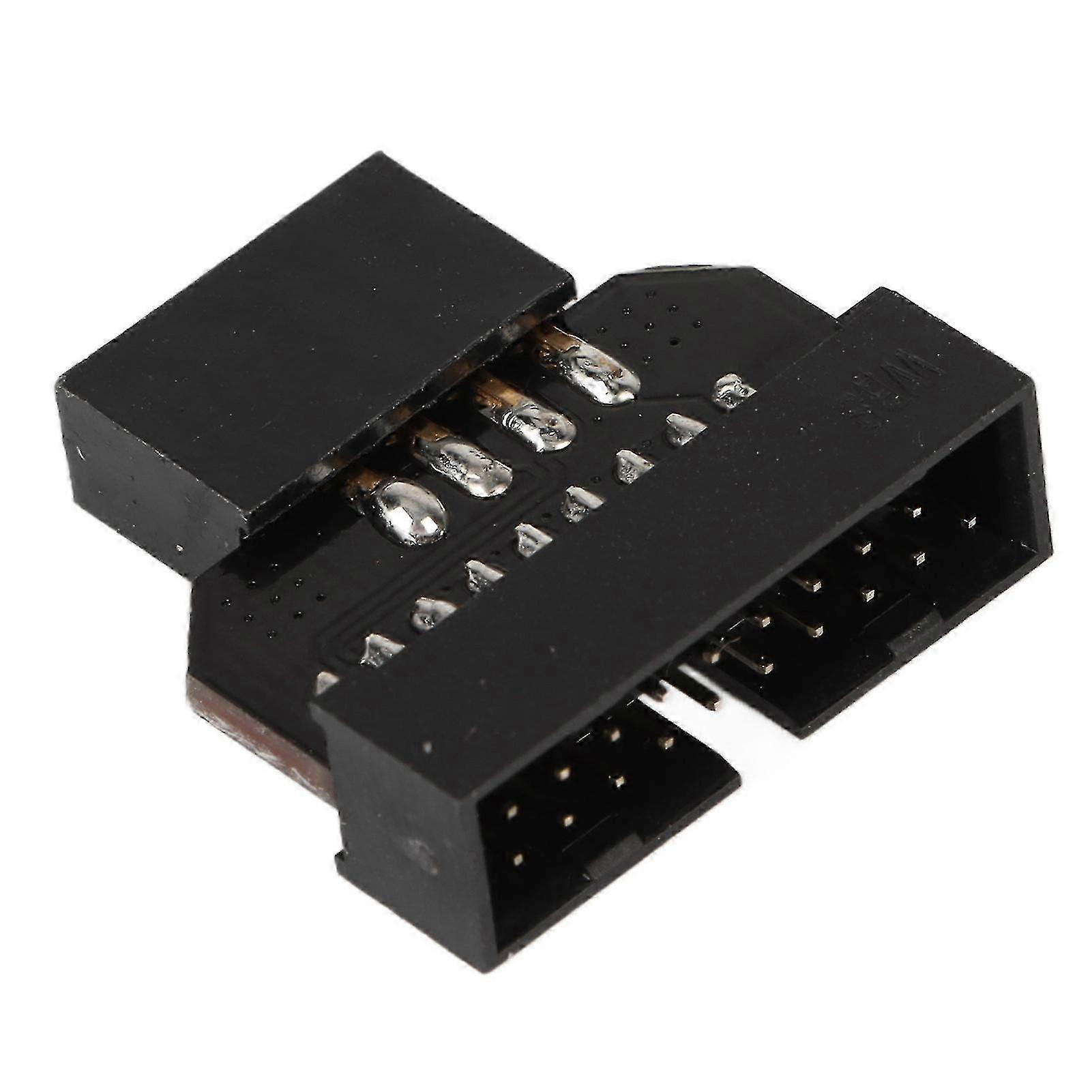 USB Motherboard Splitter Motherboard USB2.0 9 Pin to USB3.0 19 Pin Front Panel Male Plug Conversion Adapter