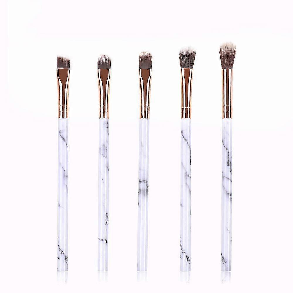 5 Pcs Eye Shadow Brush Marble Makeup Brushes Multi-color Optional