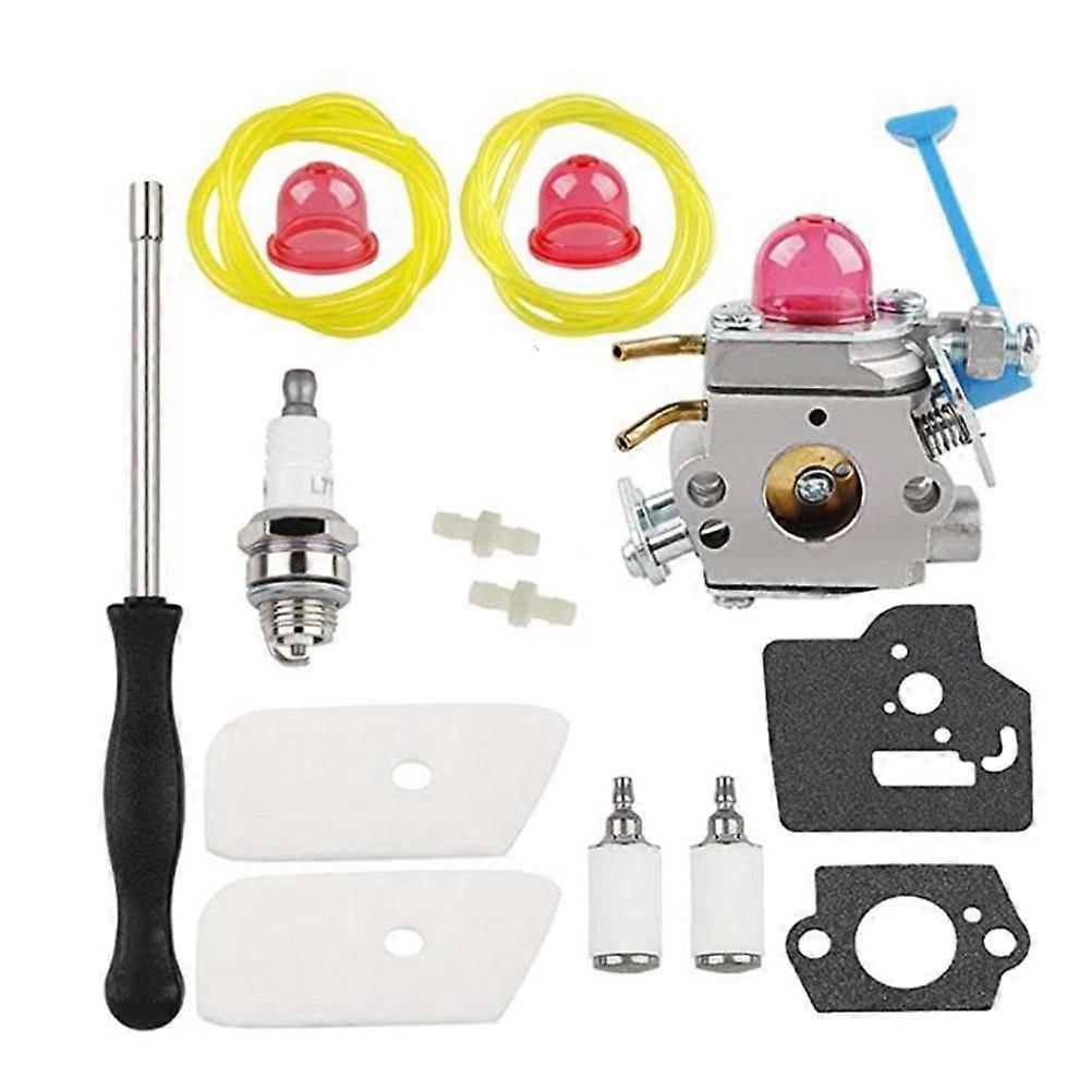 128LD Carburetor Air Filter Tool Fuel Filter Tune Up Kit for Trimmer Edger 28Cc 128C 128L 128R
