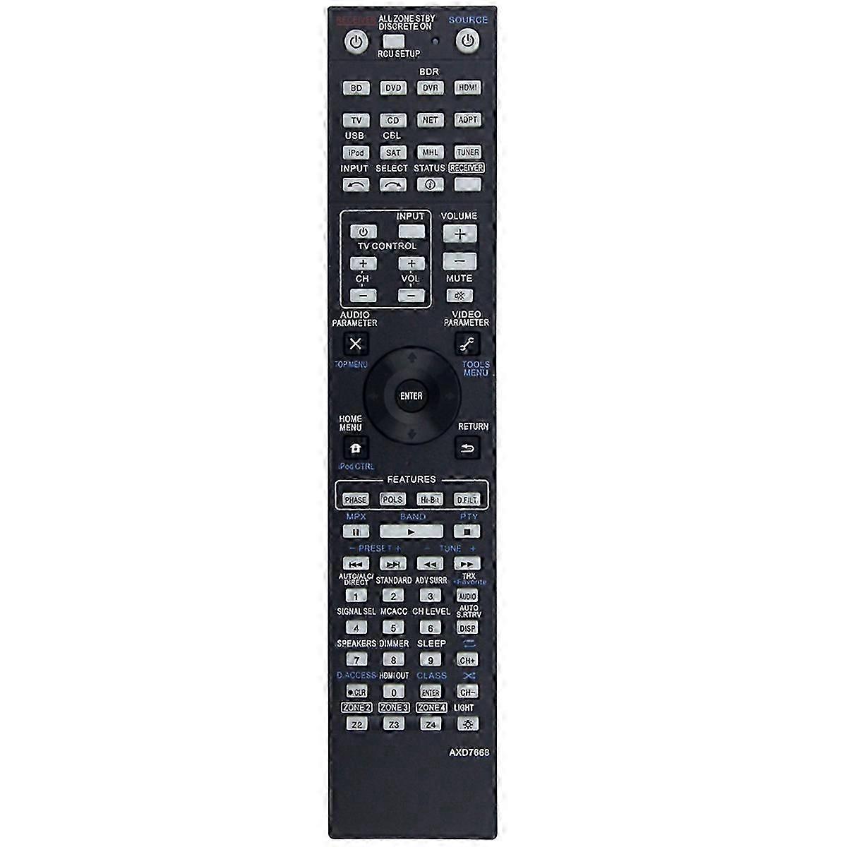 AXD7668 Ersatzfernbedienung für Pioneer VSX-1123-K AXD7596 AXD7305