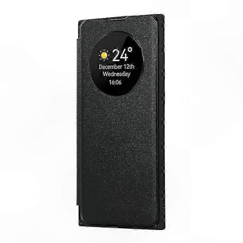 Leather Flip Case with Sleep/Wake Feature, Card Slot, and Kickstand for Galaxy S24 Ultra/Plus/24