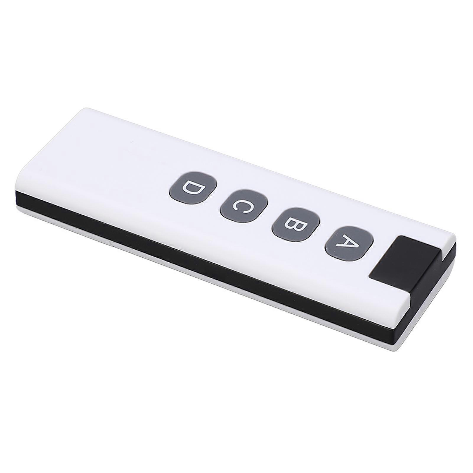 Garage Remote 4 Silicone Keys 433MHz Long Range Wireless Control