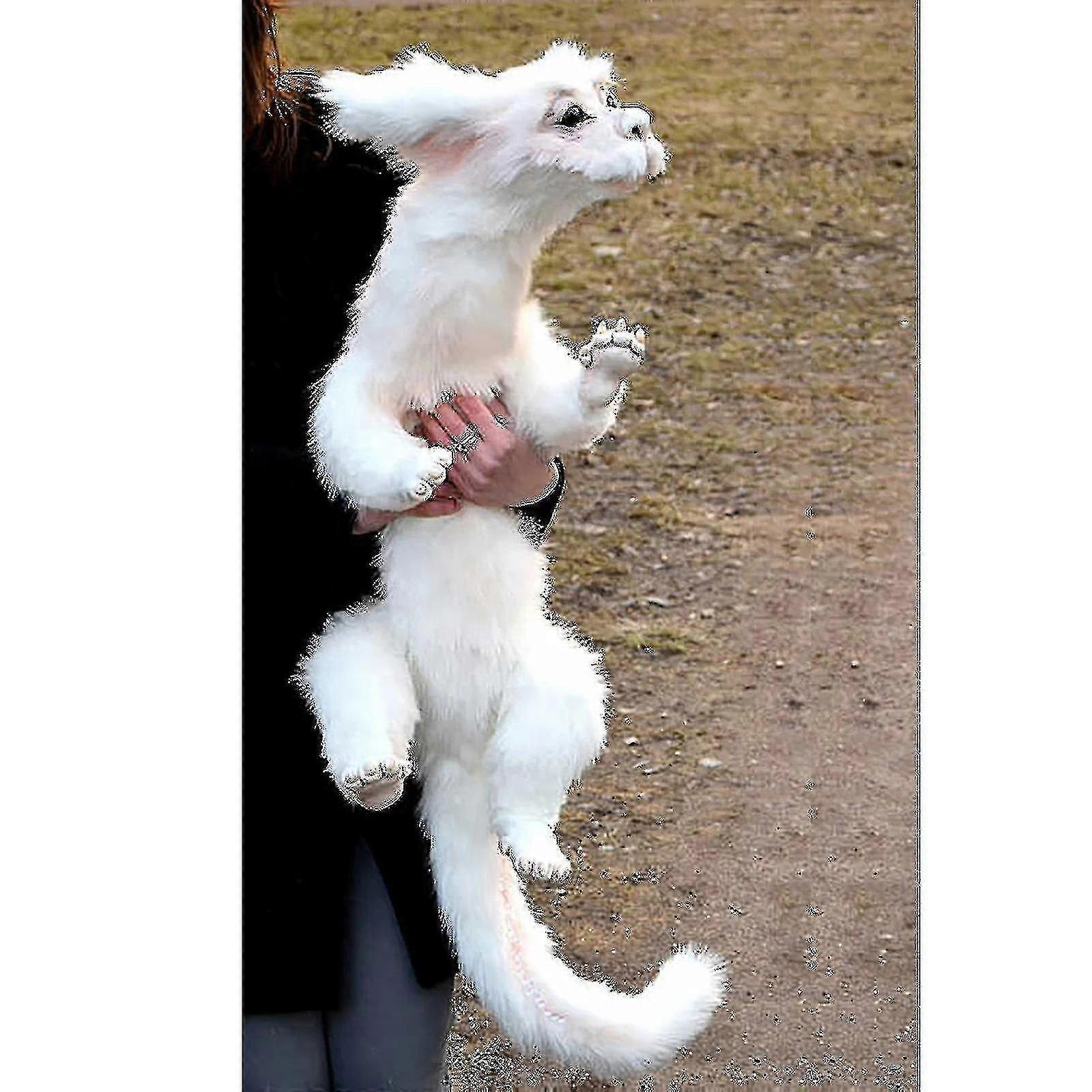 Glücksdrache Falkor Puppe. Unendliche Geschichte Weiße Drachenpuppe. Niedliche Drachen Plüsch Stoff & Plüsch Tiere