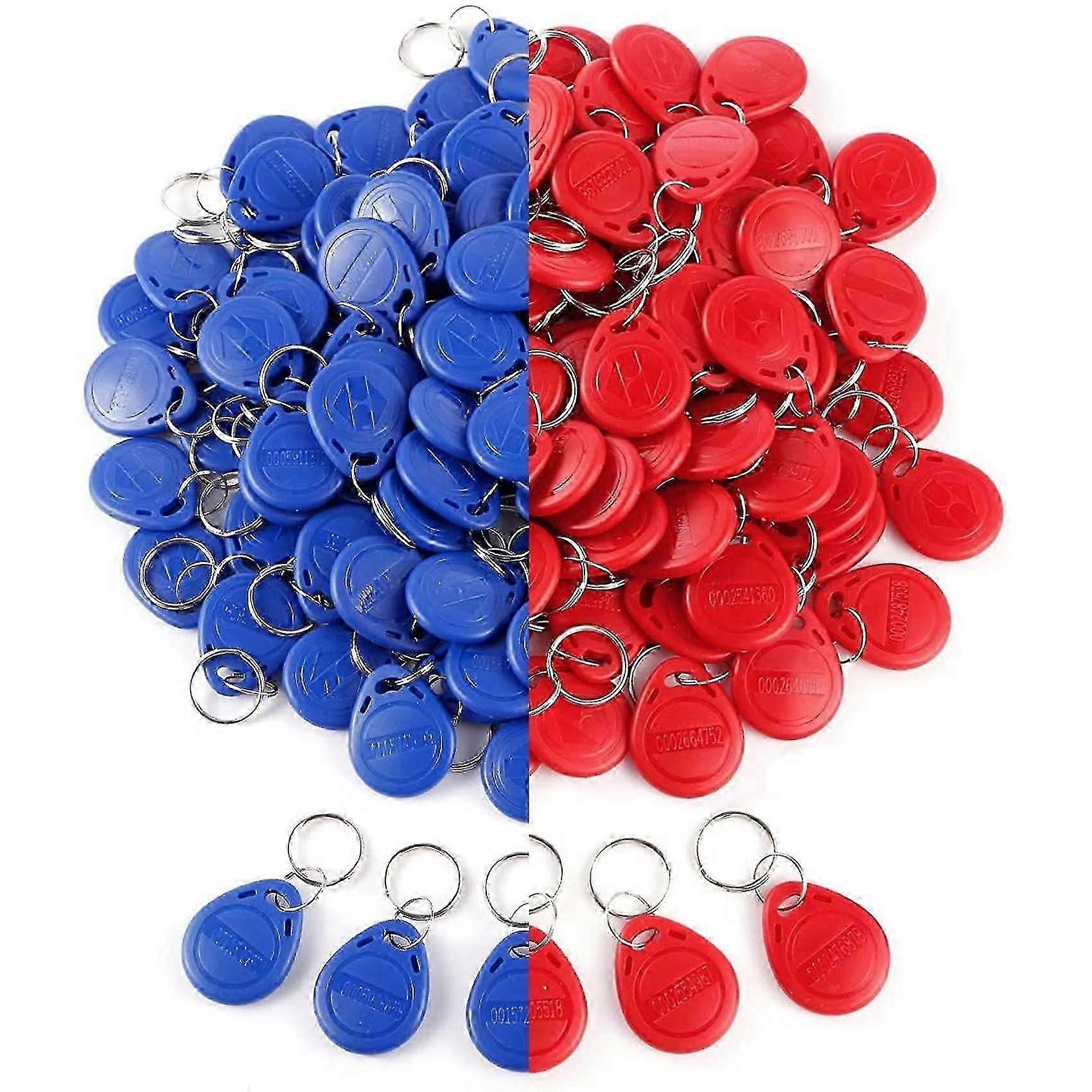 50pcs 125 Khz Proximity Id Card Rfid Keyfob Access Control Key For Door Entry Access Control System TY